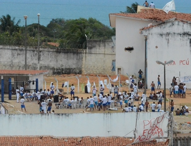 Vergonha: Portal UOL revela para o mundo que em Alcaçuz (RN), presos controlam chave de pavilhões e até entrada de comida
