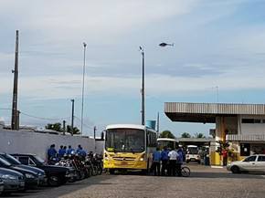 PM garante segurança, mas poucos ônibus saem das garagens na manhã deste sábado