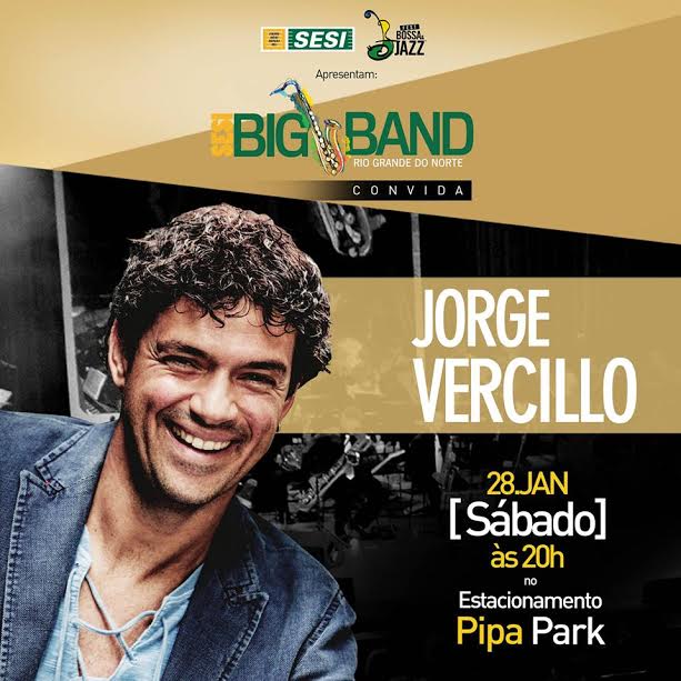 Ingressos promocionais para show da SESI BIG BAND e Jorge Vercillo já estão à venda