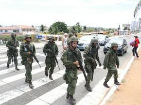 Tropas do Exército nas ruas deixam o natalense com maior sensação de segurança