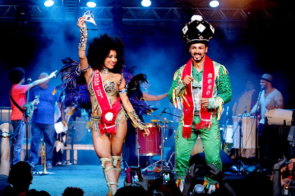 Rei Momo e Rainha do carnaval 2017 participam do lançamento da Hemofolia