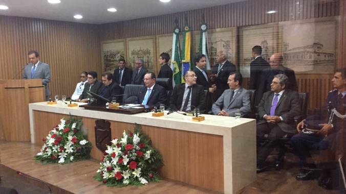 Prefeito Carlos Eduardo faz balanço na abertura dos trabalhos da Câmara