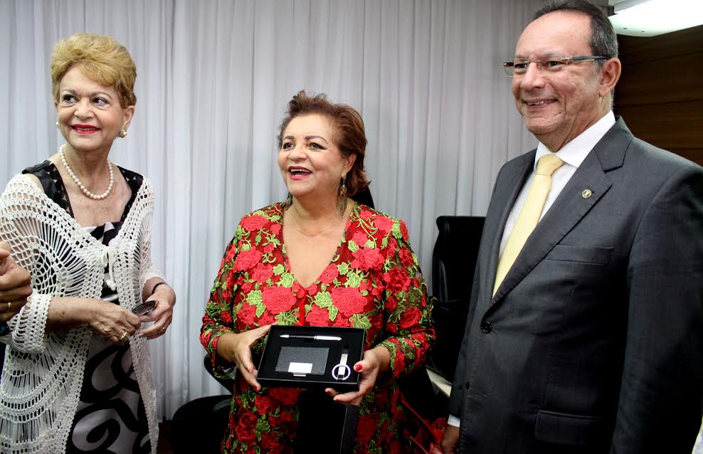 Raniere recebe corregedora do TJRN em visita protocolar na CMN