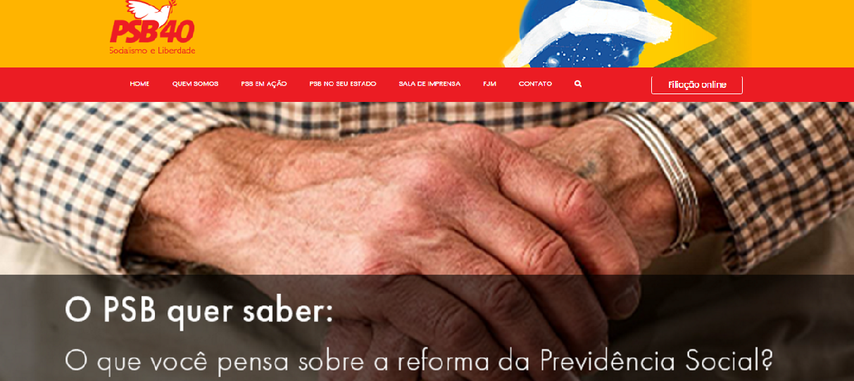 PSB realiza consulta na internet para população opinar sobre reforma da previdência