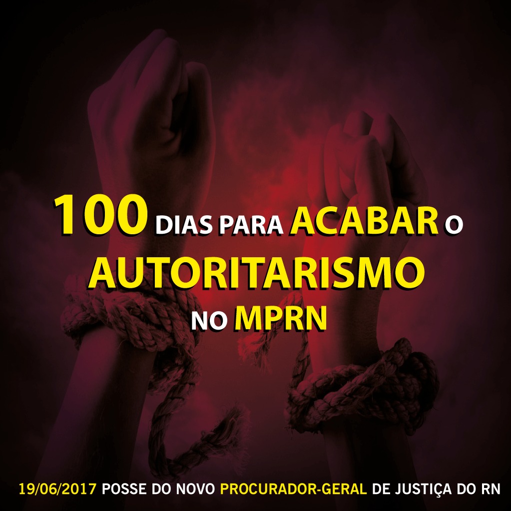 Servidores do MPRN iniciam contagem regressiva para fim da gestão Rinaldo Reis