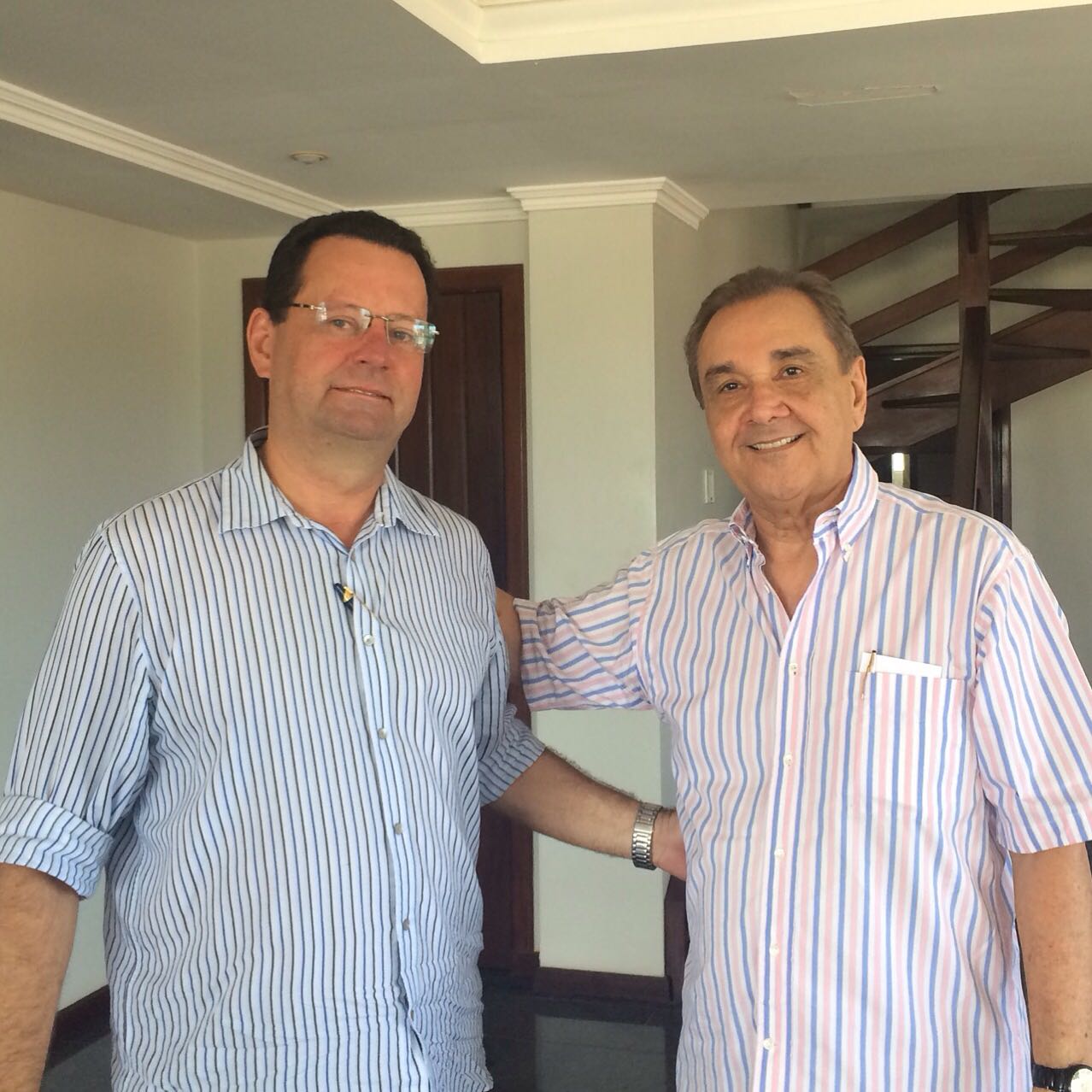 Carlson Gomes recebe de José Agripino a confirmação do reinício das obras da adutora de Currais Novos