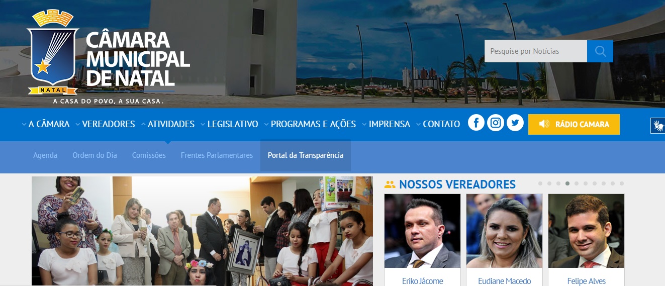MP recorre de decisões do TJRN que mantêm identificação para acessar transparência da Câmara de Natal