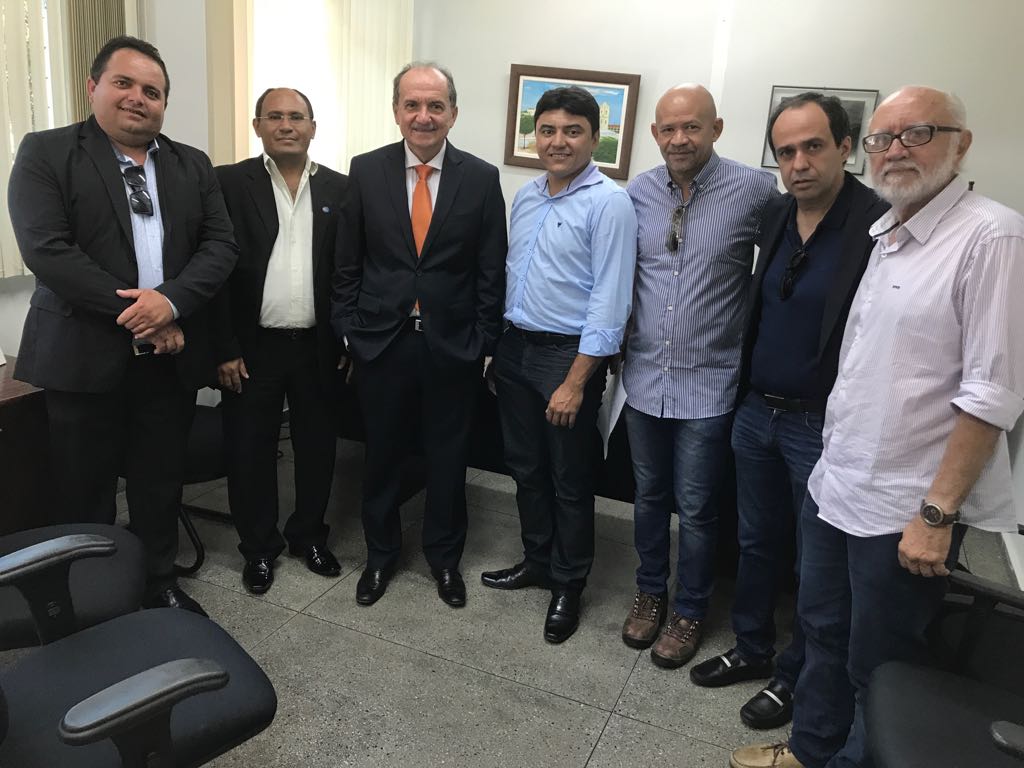 Vice-governador Fábio Dantas visita Cláudio Santos, junto com lideranças que foram discutir a questão da insegurança no interior do RN