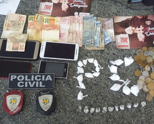 Polícia Civil prende dupla e fecha “boca de fumo” em Caicó