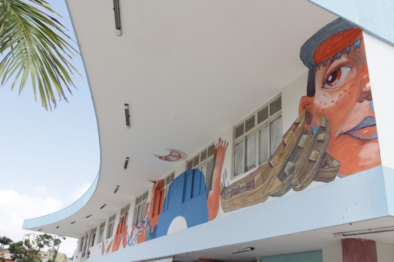 Museu De Cultura Popular Djalma Maranhão ganha mural colaborativo 360º criado por artistas