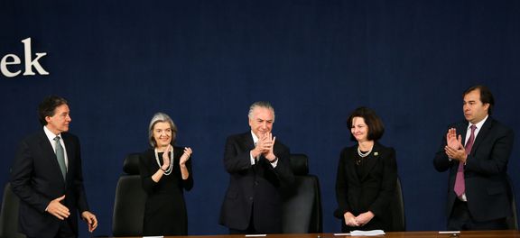 Ao dar posse a Dodge, Temer destaca a importância da harmonia entre os poderes