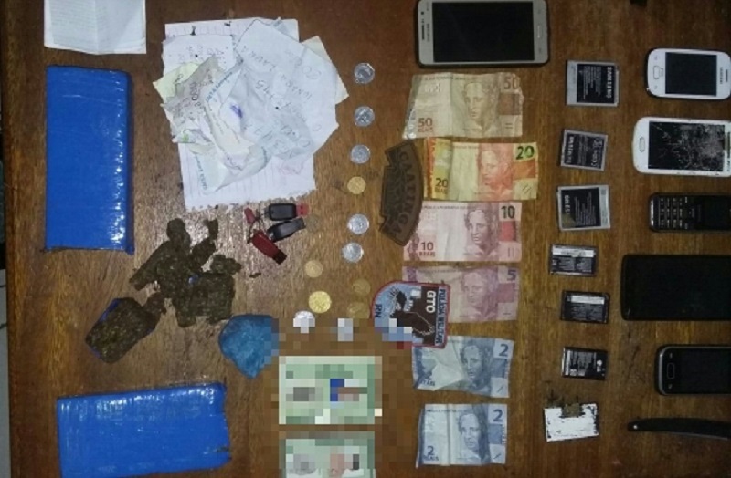 Polícia Militar apreende quadrilha suspeita de tráfico de drogas em Touros