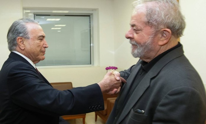 Maioria quer Lula preso e Temer processado, diz pesquisa Datafolha