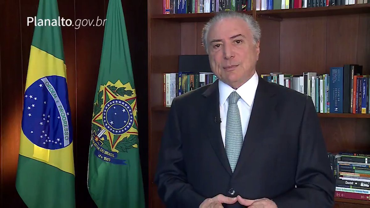 "A verdade venceu", diz Temer em vídeo ao agradecer deputados