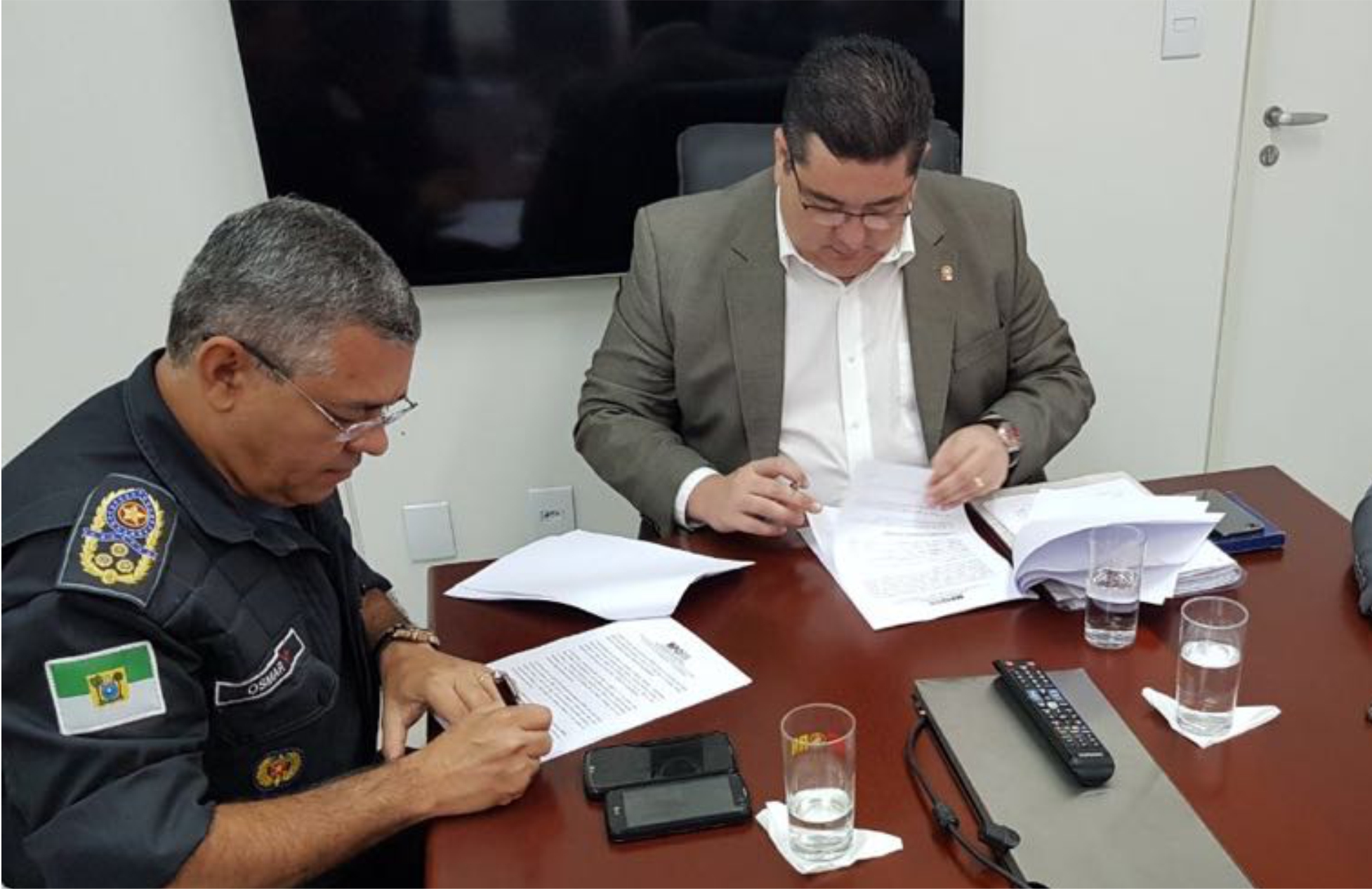 Ministério Público e Polícia Militar assinam termo de colaboração