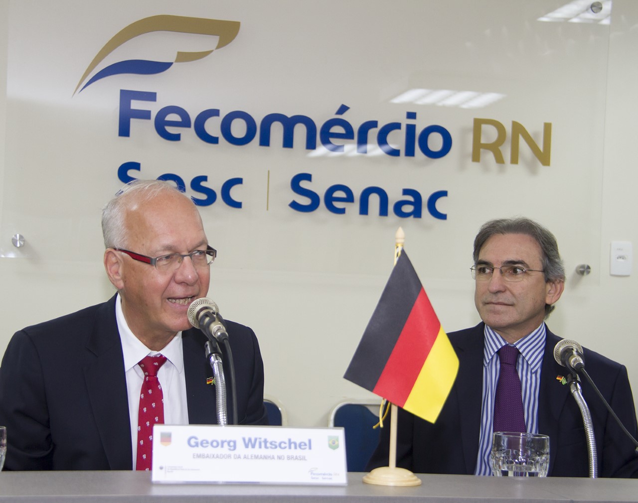 Embaixador da Alemanha no Brasil faz visita à Fecomércio RN