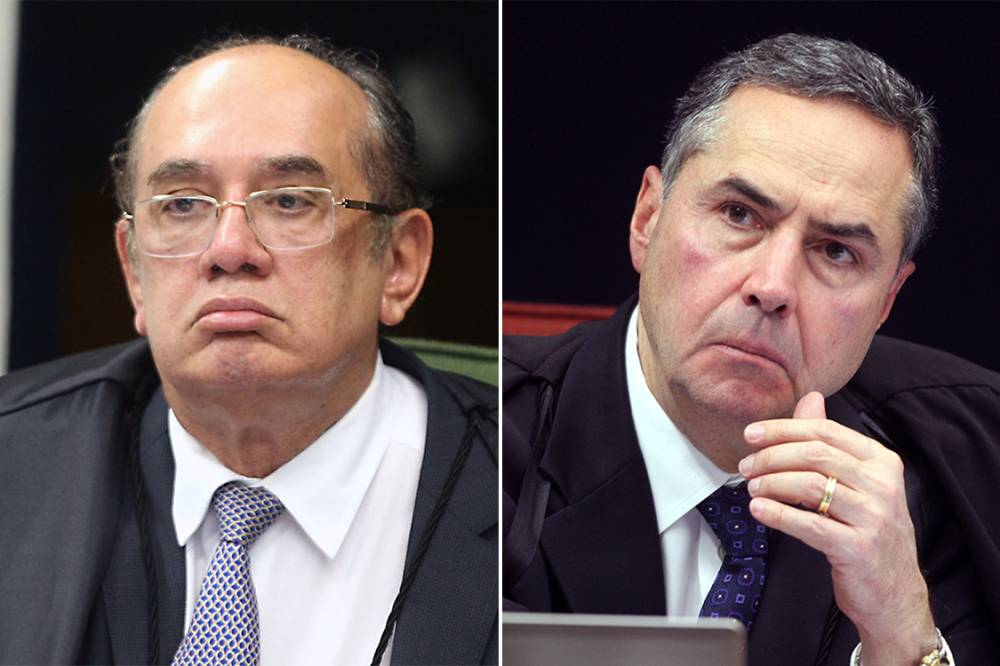 Barroso e Gilmar Mendes batem boca no Supremo sobre investigação da PGR
