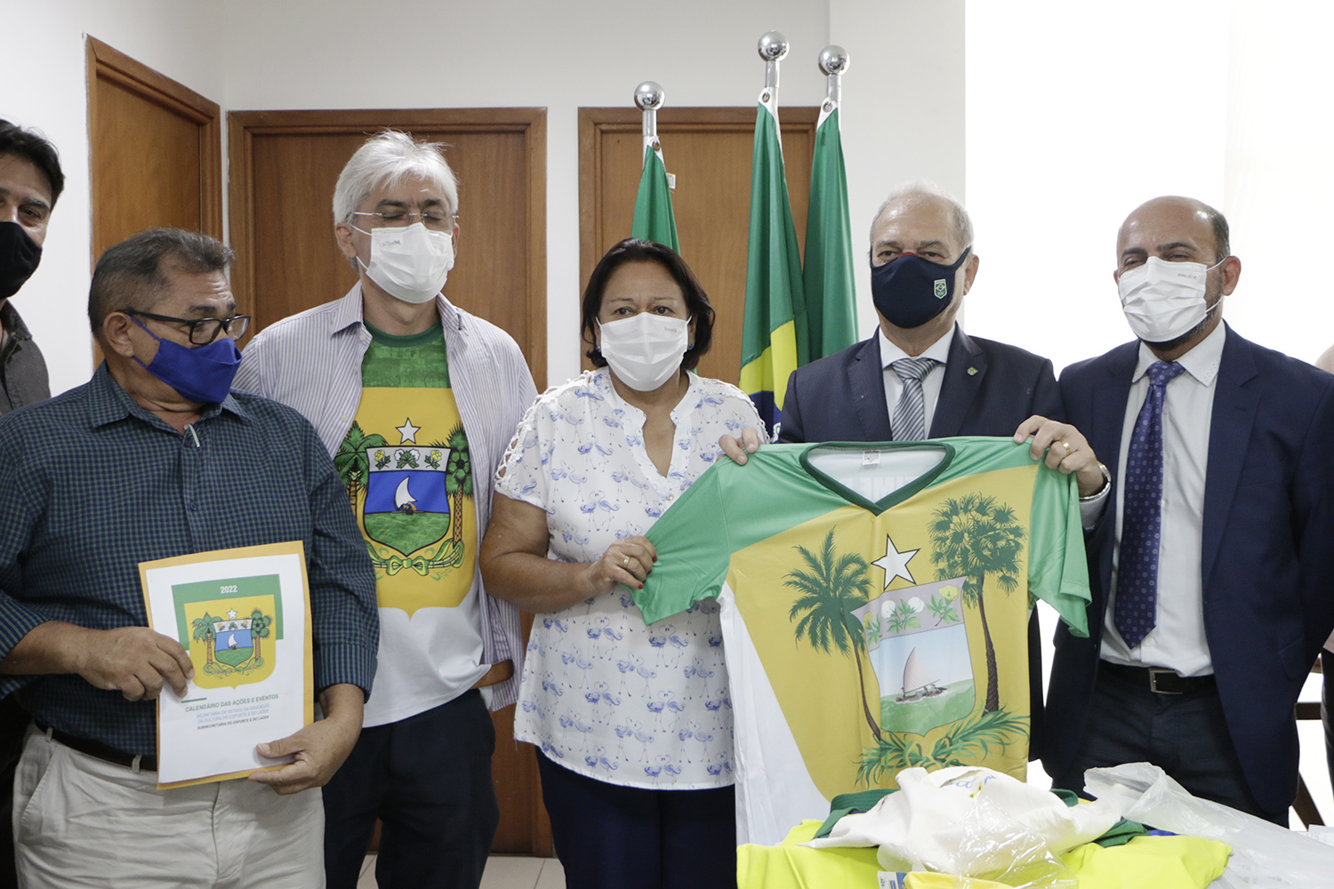 Governadora do RN recebe visita do presidente do comitê olímpico brasileiro