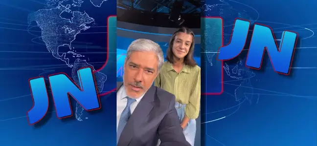 William Bonner reage ao boato de que deu emprego à filha na TV Globo