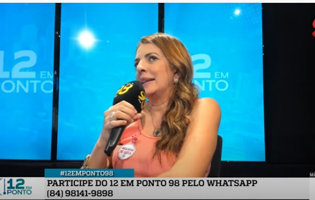 Nina Souza revela que votará em Rogério Marinho para o Senado, em Ezequiel para o Governo do RN e cria 'clima de racha' dentro do PDT-RN