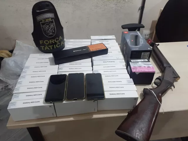 PM surpreende assaltantes e frustra arrastão em depósito de produtos eletrônicos em Parnamirim