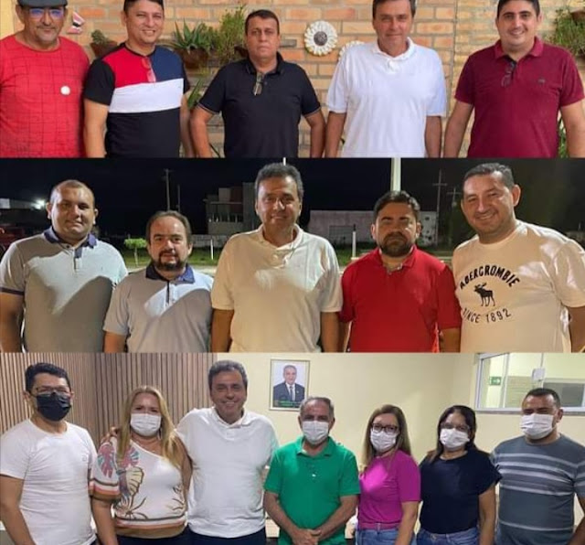 Afinadíssimo com a esquerda, Carlos Eduardo se reúne com lideranças do PCdoB e do PT em Apodi