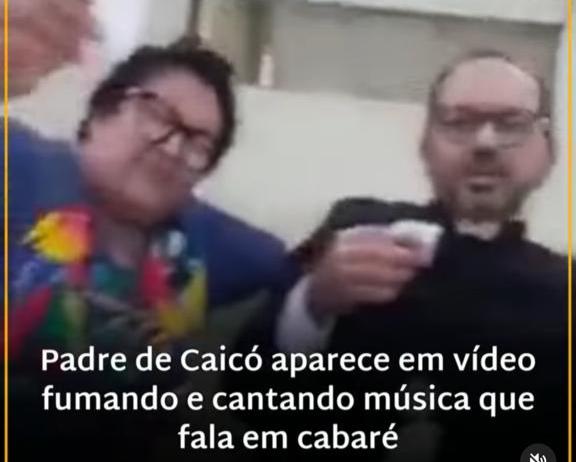 Padre admite excesso após aparecer em vídeo bebendo e fumando, mas 'não infringiu norma da igreja'