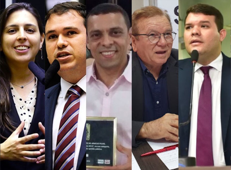 Seta: Natália, Beto, Brilhante, Jaime e Lawrence são mais citados para deputado federal no RN