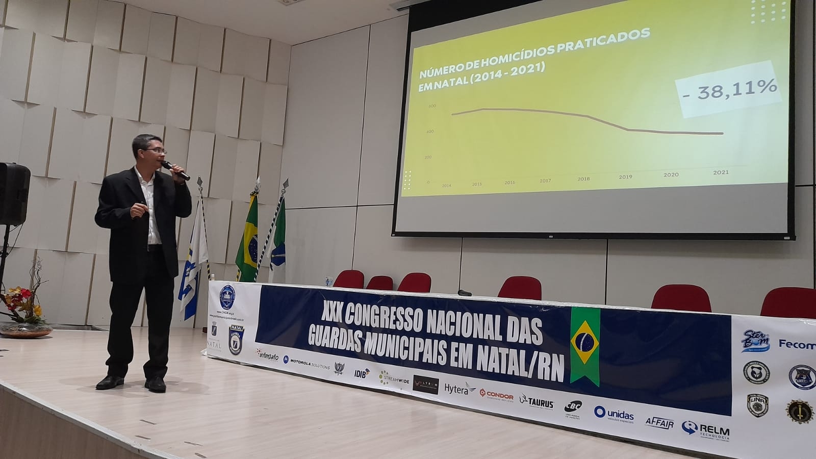 GGIM apresenta relatório do Observatório de Segurança Pública sobre crime e violência em Natal; Casos de homicídios diminuíram