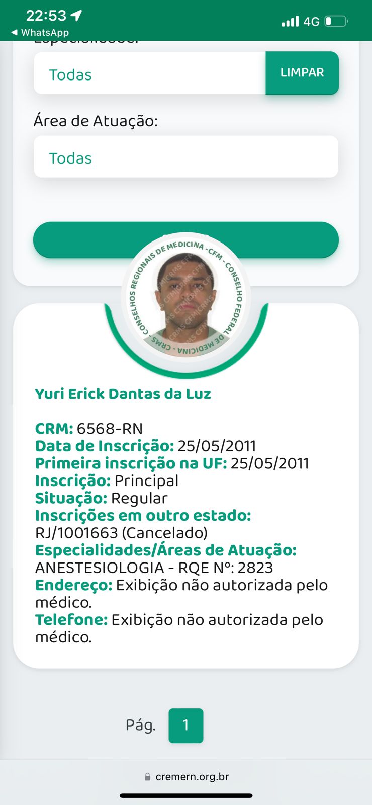 Médico preso em Natal durante operação da PF contra pornografia infanto-juvenil atua como anestesista no Hospital Onofre Lopes