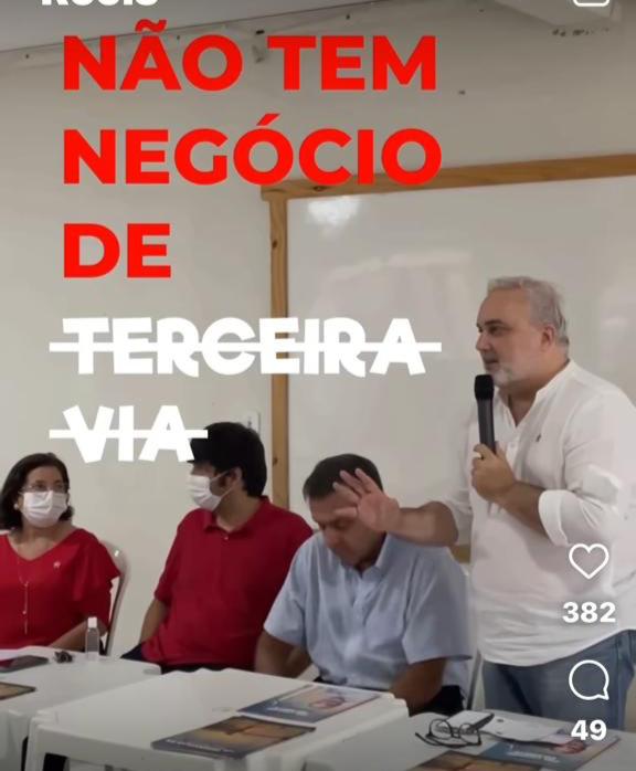 VÍDEO: Jean Paul Prates desqualifica candidatura de Ciro Gomes, diante de Carlos Eduardo Alves, que fica com a "cara mexendo"