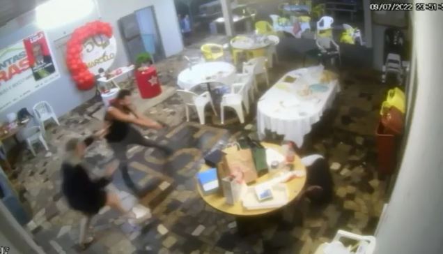 IMAGENS FORTES: Vídeo mostra momento de invasão à festa e troca de tiros que terminou com as mortes Petista e Bolsonarista