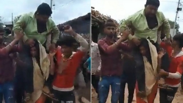 Acusada de adultério, mulher é agredida e forçada a carregar o marido nos ombros