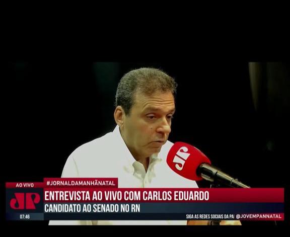 VÍDEO: Carlos Eduardo reafirma voto em Ciro mesmo com aliança firmadíssima com o PT
