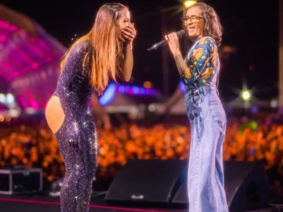 Fã do RN rebola com Anitta no palco do Garota Vip e viraliza nas redes sociais: “Era o meu sonho”