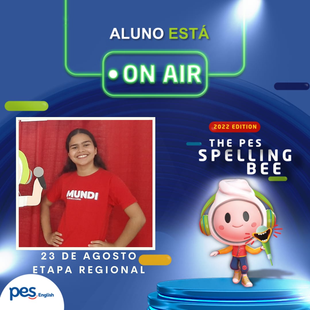 Estudante natalense, de 10 anos, vai disputar etapa regional de concurso de soletração em inglês