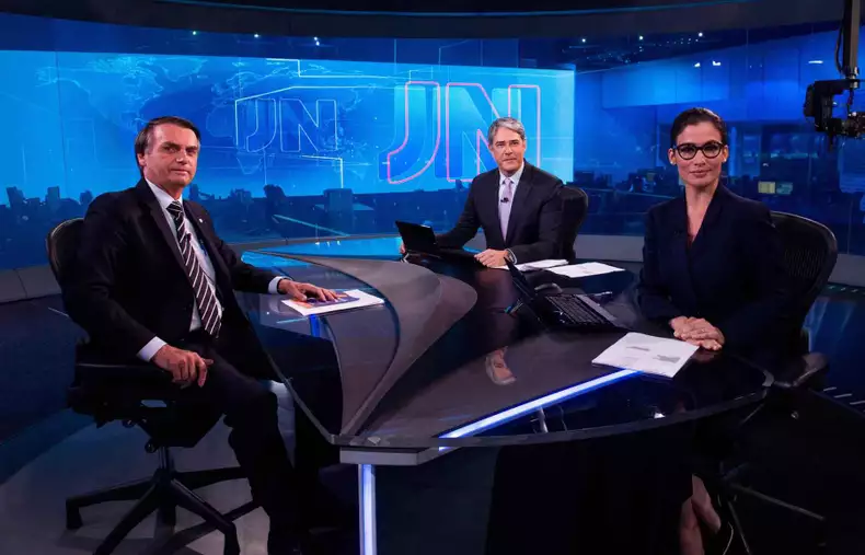 Globo nega a Bolsonaro fazer entrevista do JN no Palácio da Alvorada