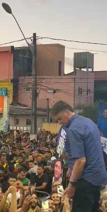 Vejam os discursos: Bolsonaro  reúne multidão na Cidade da Esperança e fala de Fábio Dantas como seu candidato ao governo