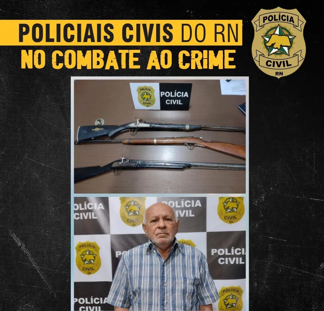 MACAÍBA: Polícia prende idoso de 72 anos condenado por estupro e quer achar PM que cometeu o mesmo crime
