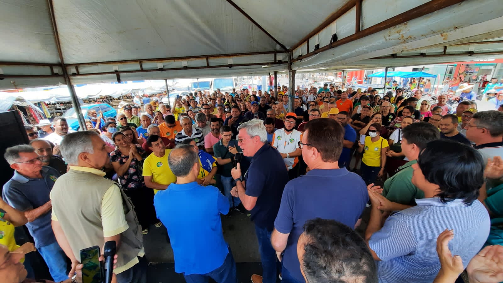 Ao lado de Tomba, Rogério Marinho retorna a Santa Cruz para agradecer votos e pedir apoio para reeleição de Bolsonaro