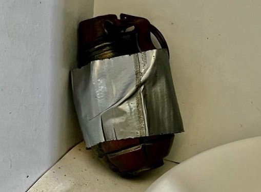 Esquadrão Antibombas recolhe granada encontrada dentro de do bairro Planalto, em Natal