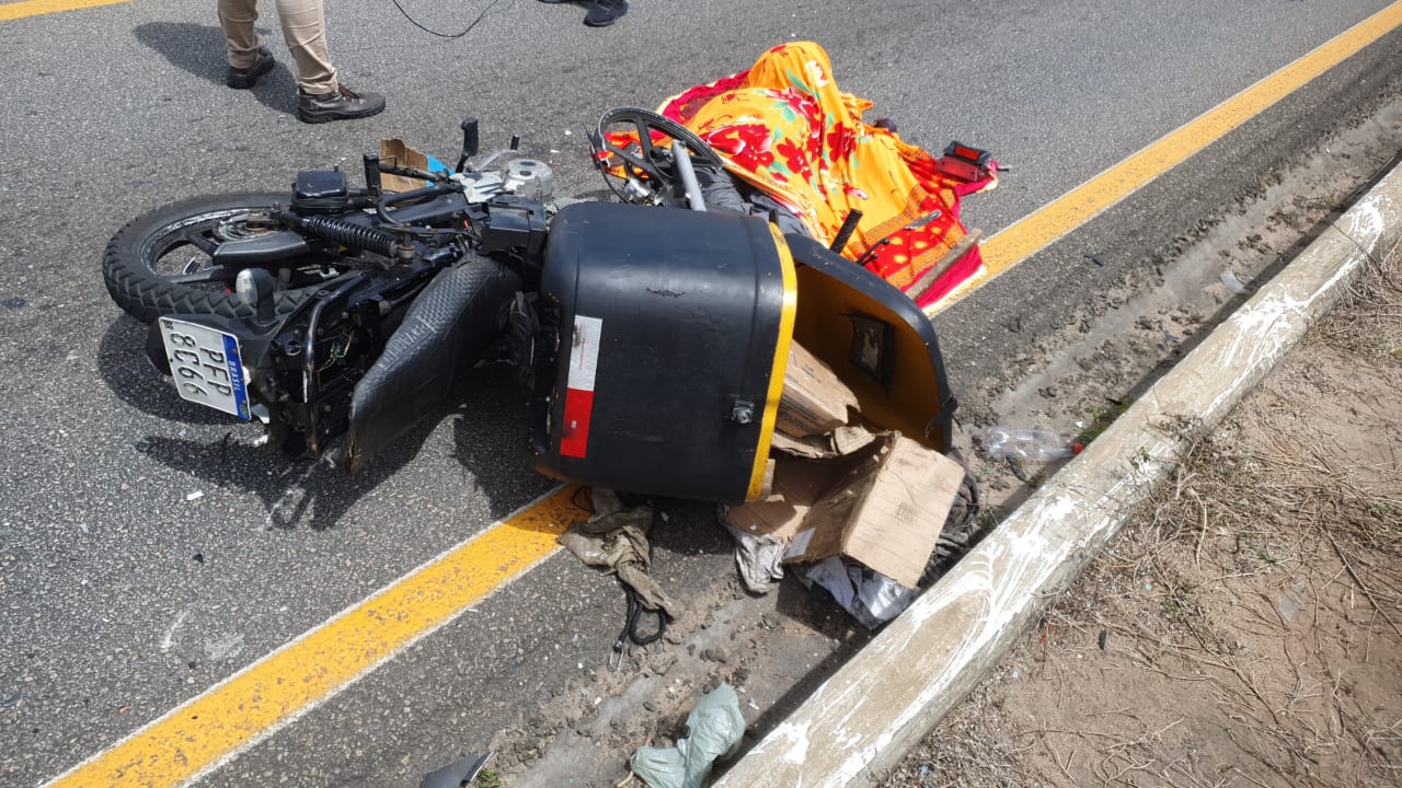 Motociclista morre na hora ao bater de frente com ônibus na ponte de Igapó