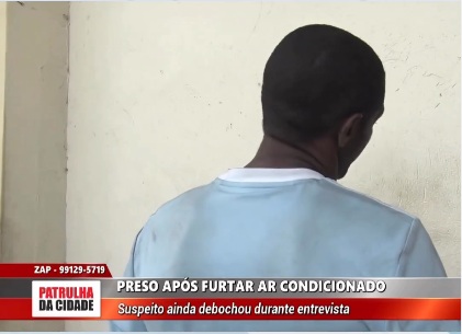 DANOU-SE! Preso por furto, homem faz 'declaração de amor' a repórter da TV Ponta Negra
