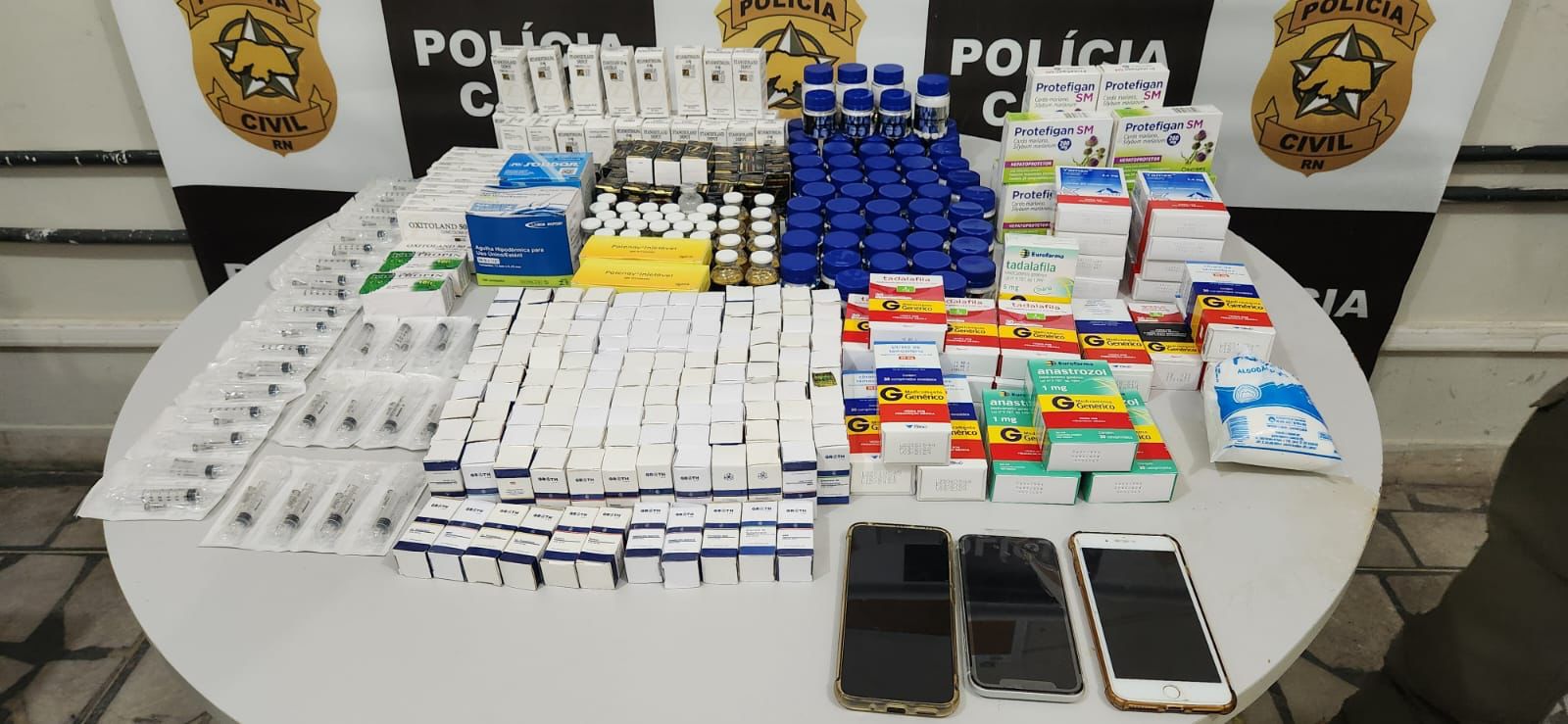 Homem é preso suspeito de comercialização ilegal de anabolizantes em Mossoró