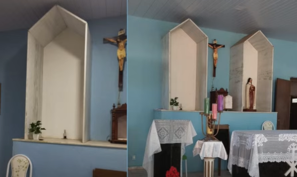 Imagem de Nossa Senhora do Rosário é furtada de igreja em Carnaubais