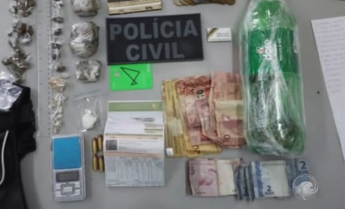 Polícia encontra laboratório de drogas e apreende adolescente no interior do RN