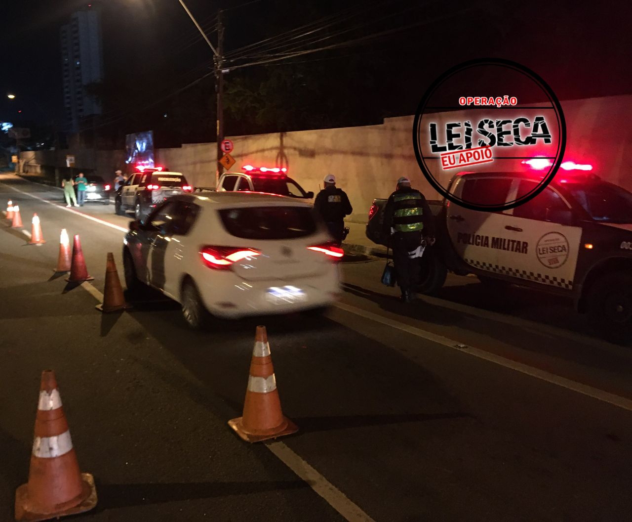 Mais uma noite de prisões com condutores embriagados marca fiscalização da Lei Seca em Natal