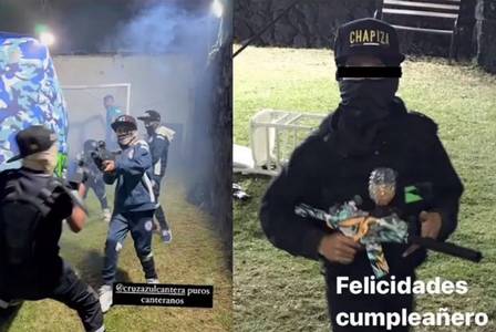 Jogador de futebol famoso é criticado por organizar festa para filho com tema do narcotráfico