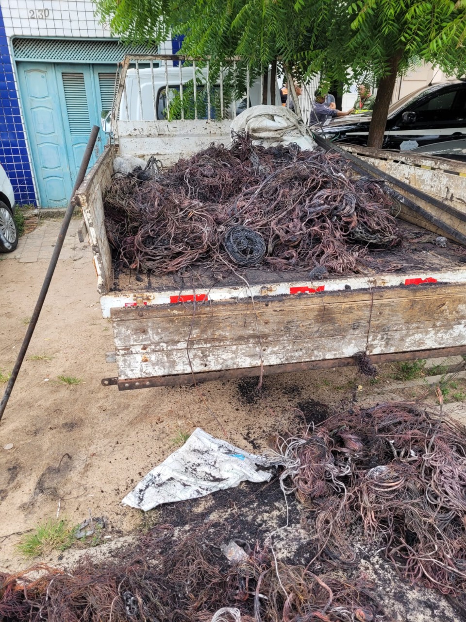 Polícia prende suspeitos e apreende mais de 200 quilos de cobre em São Gonçalo do Amarante