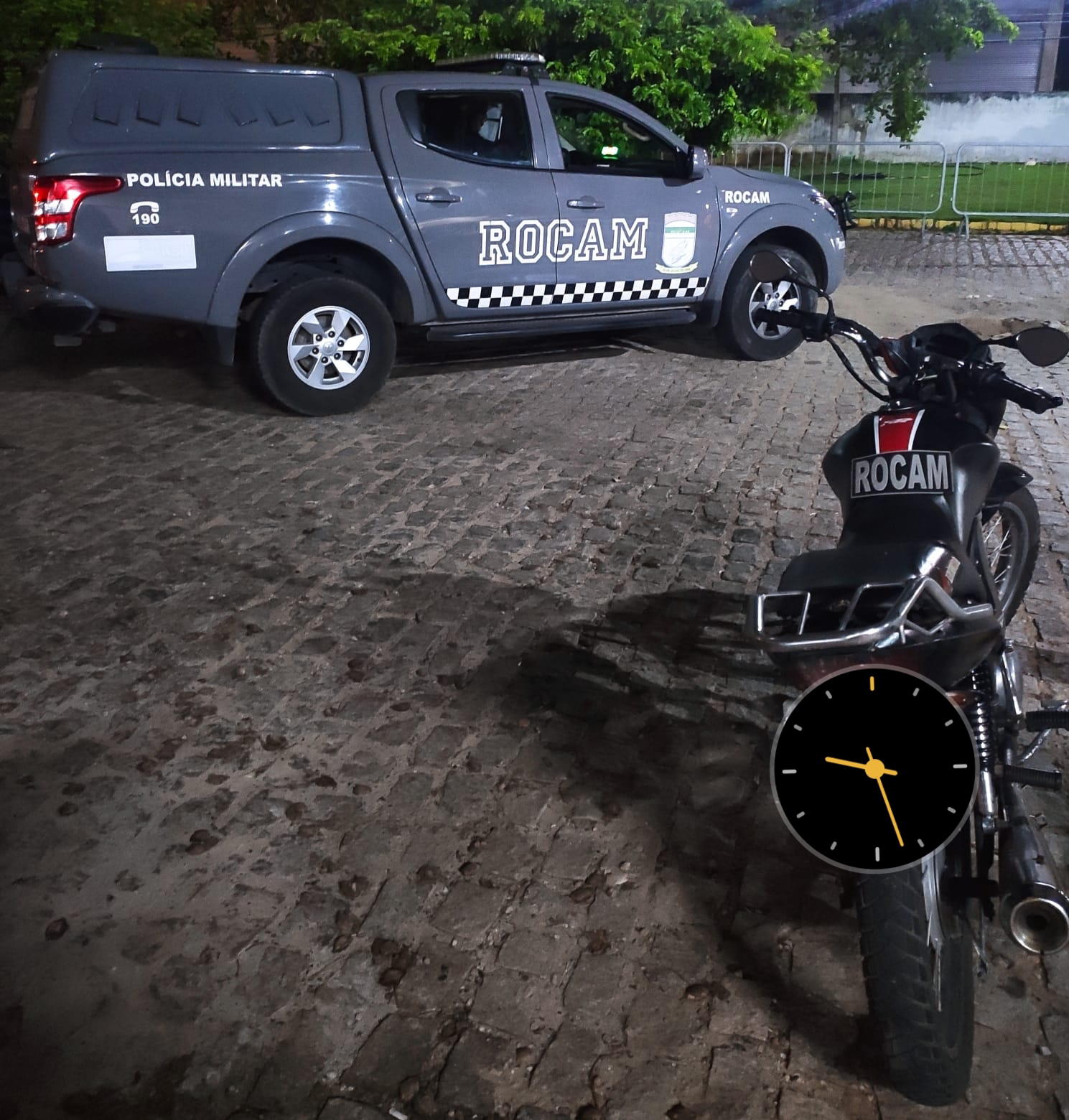 ROCAM recupera motocicleta com registro de roubo no bairro Candelária